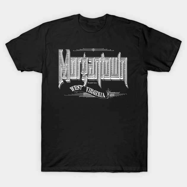 Vintage Morgantown, WV T-Shirt by DonDota
